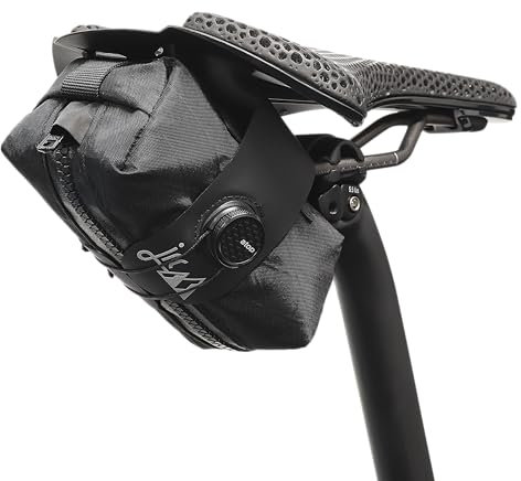 JRC Components Hokan Aero-X Satteltasche für Fahrrad, Schwarz, Gestreift, 140 x 70 mm, 700 ml