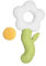 Boudin de porte décoratif sous porte - 110 cm - Pour porte et fenêtre - Motif animal lesté - Bloque le bruit du bas de la porte (fleur 2 en 1)