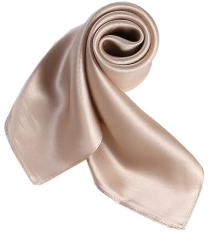 BEILATE Seidenschal Damen 100% Seide Schal Halstuch Seidentuch Stirnband Haarband Bandana Handgelenk Verpackungs Taschentuch