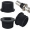 HAMKU 3 Pezzi Manicotto In Gomma A Sifone Per Tubo Di Scarico, Guarnizione Scarico Lavandino, Diametro Esterno 40 Mm 50Mm, Interno 32 Mm(Nero)