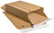 karton-billiger | 100x Versandtasche aus Karton Pappe Wellpappe, selbstklebend Aufreißfaden, DHL Kleinpaket, 350x250x80mm