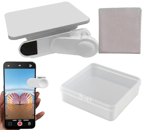 Spiegeleffekt-Linse für Handy Hochauflösend Drehbar Tragbar | Smartphone-Fotografie Reflektorspiegel Tragbar für kreative Content-Ersteller, Social-Media-Influencer, Selfies, Reisen und