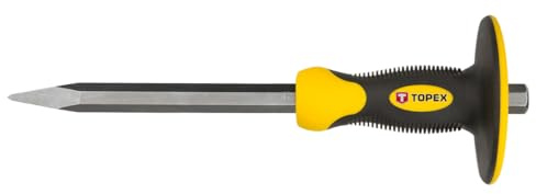 Profi 300mm Spitzmeißel aus CrV, Meißel, Meissel, 18mm Durchmesser m. Handschutz