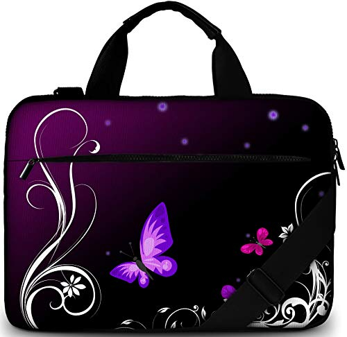 Sidorenko Laptoptasche 17-17,3 Zoll - Notebook-Tasche mit Außentasche für Zubehör - Laptop Hülle für Damen, Herren und Kinder - Laptop Tasche Schmutz- und Wasserabweisend - Laptop Bag