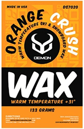 Demon Warm Wax 133g Snowboard Wax - Orange