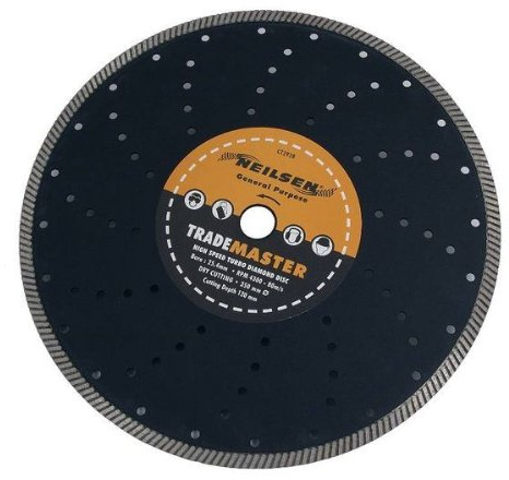Diamond Cutting Disc Blade Turbo 350mm (14in.)