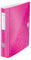 Leitz Qualitäts-Ordner 180° Active WOW, 5er Pack, A4, Schmal, Abgerundeter Rücken, 6,5 cm breit, Gummibandverschluss, Leichtes Polyfoam, Plastik-Ordner, WOW Serie, Pink, 11070023