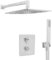 Welfenstein Thermostat Unterputz Set T-30HC7P Regendusche 30x30cm