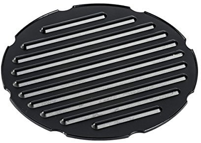 TempsL 6391265 Grillrost für Pfannenboden, schwarz, 15,5 cm