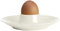 Flamefield Seramika Egg Cups Kitchen Camping Essentials | Vanilla | Pack of 4