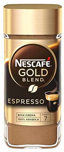 Nescafe Gold Blend Espresso Instant Coffee, 100g