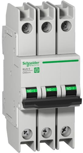 Schneider Electric Motorleistungsschalter Typ C, 3-polig 25A 277V Multi 9 DIN-Schienen-Montage
