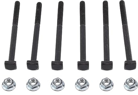 Cancanle 6 Pieces Muffler Bolt for STIHL MS250 MS230 MS180 MS170 018 017 021 023 025 Chainsaw, Part NO.1123 148 1201