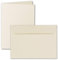 ARTOZ 25x DIN A6 Faltkarten-Set mit Umschlägen - Chamois (Creme) - 105 x 148 mm - gerippte Bastelkarten blanko mit Brief-Umschlägen - 220 g/m²