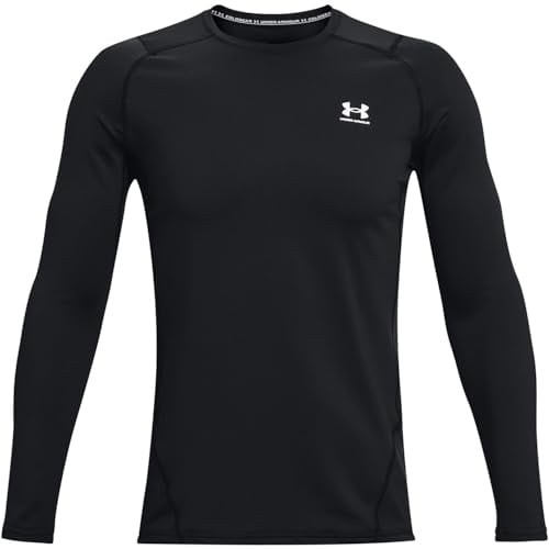 Under Armour Men UA CG Armour Fitted Crew, Warm Functional Shirt for Men, Lightweight Tight-Fit Long-Sleeve Sports Top , Thermal Long-Sleeve Shirt