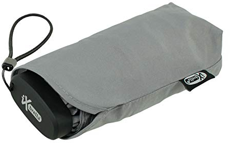 iX-brella Ultra Small 15cm Kleiner Taschenschirm im Handy Format - Titanium Grey