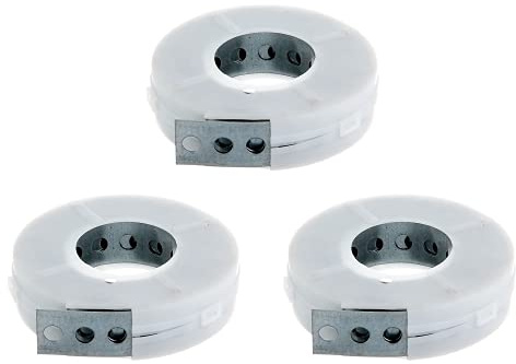 Alberts 335083 Lochband | mit oder ohne Abrollkasette | sendzimirverzinkt | Breite 20 mm | Länge 3 m | 3er Set