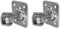 WDB - Torangel Einstellbar Anschraubplatte - Scharniere Gartentor - Scharniere Schwerlast - Toranlage - Torscharniere Hängescharniere - 2x Einstellbares Torscharnier verzinkt M16 75x55 mm