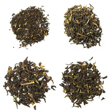 Schrader | Schwarztee Probierset Darjeeling Assam Yunnan | inkl. Teefiltertüten 100 Stk. | 4 x 100g