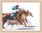 The Photo Finish - Horse Racing Design Cushioned Lap Tray