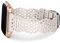 TOYOUTHS Lace Silikon Armband Kompatibel mit Fitbit Versa 2, Frauen Weich Sport Solo Loop Blume Ausschnitt Spitze Ersatzarmband für Versa/Versa Lite/Versa SE, Polarstern