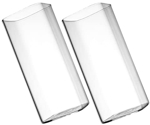 DOITOOL Cocktail Glasses 2pcs Highball Glasses 400ml Beer Glasses Tall Glass Cups Clear Drinking Glasses for Water Cocktails Wine Beer Whiskey and Mixed Drinks Coffee Glasses