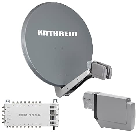 Kathrein CAS 90 gr Sat-Antenne multifeedfähig Graphit (grau) - 16 Teilnehmer