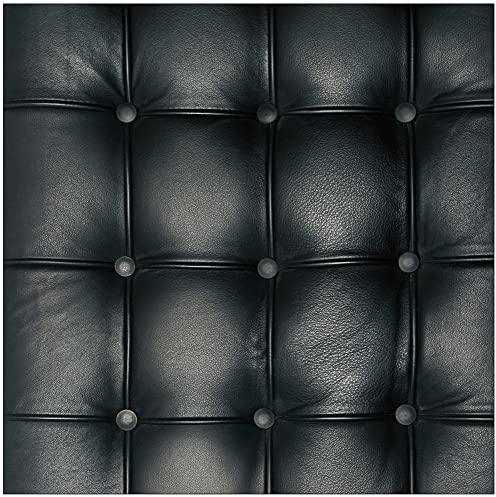 Jm-Déco Sticker Lave Vaisselle Capitonné Noir Dimensions 60x60cm