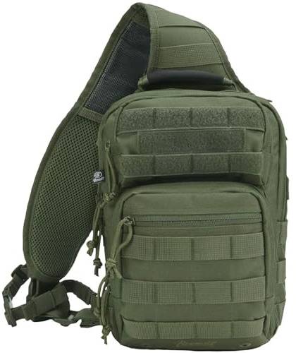 Brandit US Cooper Sling Pack Medium, many color variations, Olive Leaf It To Me, One Size