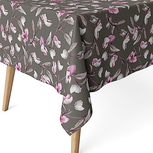 Martina Home Harzbeschichtete Tischdecke Olga, 180 x 140 cm, Magenta
