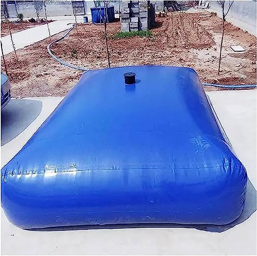 Wasserbehälter Zusammenklappbare Wasserspeicherblase for Industrielle Trockenheitsresistenz, Landwirtschaftliche Bewässerung, Faltbare Außenwasserbehältertasche Mit Großer Kapazität, Blau (Size : 3x1