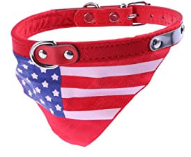 INOOMP Modischer Hundeschal Halsband Dreieckiges Druckdesign Hundehalstuch Xs