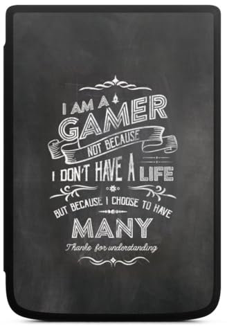 DeinDesign Coque pour liseuse Compatible avec Vivlio Touch Lux 5 Etui pour liseuse Protection pour liseuse Gamer Jeu vidéo Console