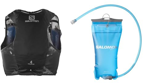 Salomon ADV Hydra Vest 4 Unisex Hydrationsweste Trail running Wandern MTB & Soft Reservoir 1.5l Unisex Hydrationszubehör, Camelback