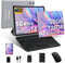 SKYEGG Tablet 10 Pulgadas Android 14 con 20 GB RAM + 128 GB ROM (Ampliable a 1TB), Widevine L1, 5G Wi-Fi 6, GPS, 8 Core, 8 MP + 5 MP, USB-C Tablet con Teclado + Ratón + Funda, Gris Tinta