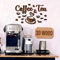 WOODAMORE Coffee And Tea Bar Sign - Coffee And Tea Signs For Cafe Station Decor, Farmhouse Cafe Sign For Bar Decorations, Wooden Letter Signs For Kitchen