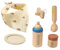 BESTonZON 1 Set Babyfütterungsspielzeug, Puppenfütterungsschale, Babyflaschen, Puppen, Kindheitsspielzeug, multifunktionales Spielzeug für Kinder, Spielzeug für Kinder, Spielzeug aus Holz