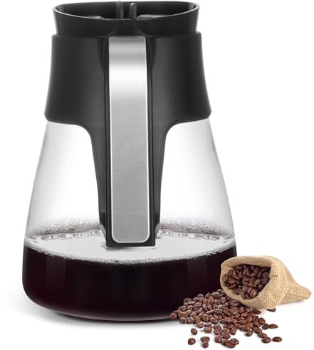 CP307 10 Cup Coffee Pot Replacement for Ninja Specialty Coffee Maker, Glass Carafe Compatible with Ninja CM401 CP300 CP301 CFP101 CFN601 CFP301 ect.