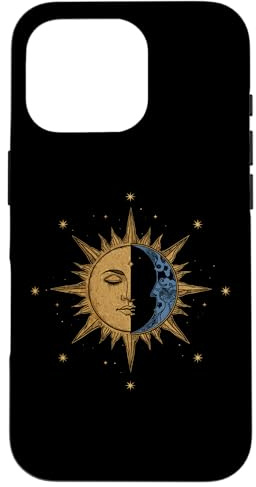 Astrologie Sonne Mond Einzigartige Sterne Sonnenschein Hülle für iPhone 16 Pro