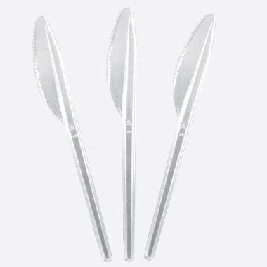 Messer - transparent - 100 Stück/Paket