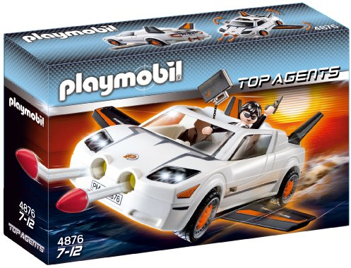 Playmobil - 4876 - Jeu de Construction - Voiture des Agents Secrets