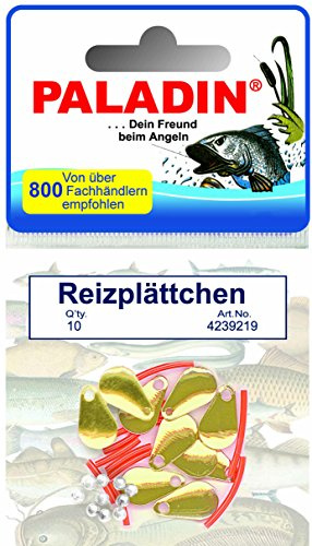 Reizplättchen Spinner 15x10mm Forellenköder -10 Spinnerblätt er