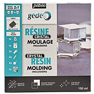 Pebeo 766150 Gedeo Kristallharz, 150 ml Kit