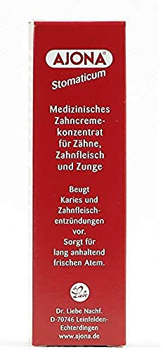 Dr. Rudolf Liebe Nachfolger Ajona Stomaticum medizinisches Zahncremekonzentrat, 3er Pack (3 x 25 ml)