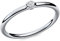 Verlobungsringe Silber von AMOONIC mit Zirkonia Ring Damen Damenring schlicht zart Silberringe dünn schmal Ring Silber 925 Zirkonia Weißgold Solitairering Solitär KA11SS925ZIFA52