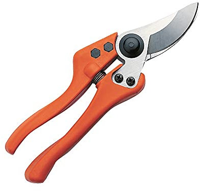 Tijera de Poda a Una Mano Pruning 7000 - Ajuste Manual - Empuñadura Ergonómica - Corte Bypass para Trabajos de Precisión - Resistente y Muy Ligera - Tijera de Jardinería con Mangos de Fibra - Altuna