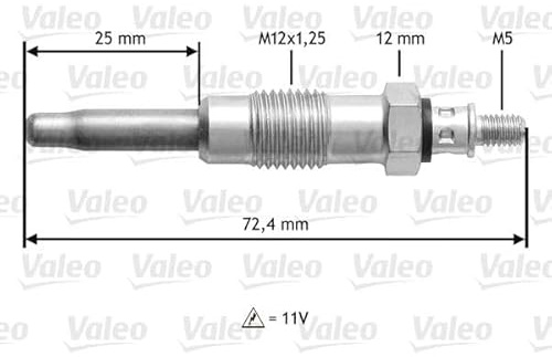 Valeo 345100 Glühkerze
