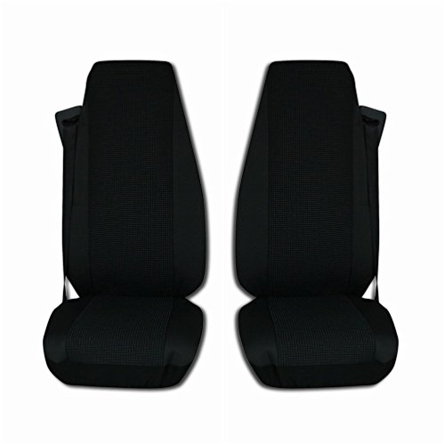 TEXMAR Scania LKW Sitzbezüge schwarz Lux Stoff 2 Stück