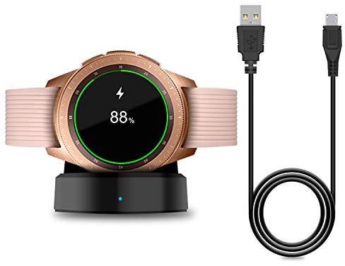 Charger Dock Compatible with Samsung Galaxy Watch 42mm/46mm, Upgraded Charging Cradle Compatible with Galaxy Watch SM-R800/R810/R815 Smart Watch Charger (Not Compatible with Active)
