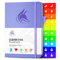 Der Clever Fox Planer - Kalender Notizbuch Organizer Tagebuch zur Steigerung von Produktivität, Motivation, Achtsamkeit, Glück, Erfolg und Zielerreichung, Undatiert, A5 - Lavendel